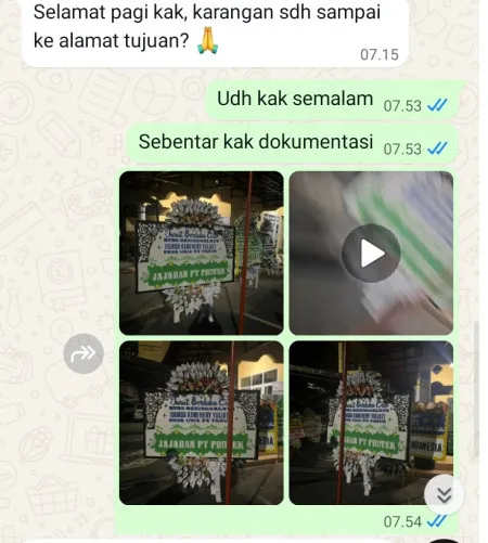 Pengiriman Papan Bunga Selamat Pandanwangi Blimbing